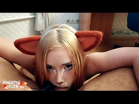 ❤️ Kitsune avalant une bite et du sperme dans sa bouche ️❌ Porno at us ❤